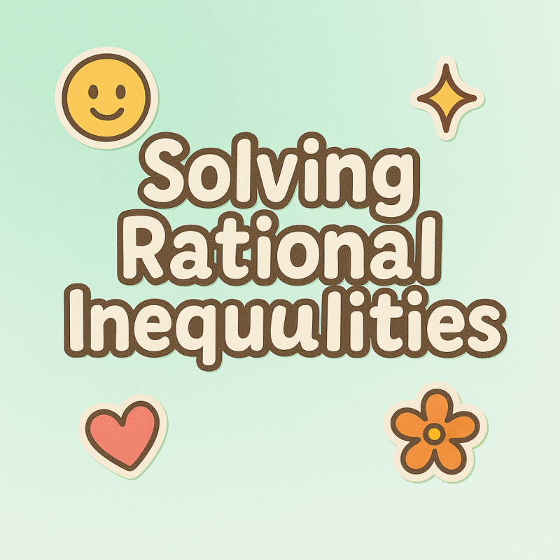 Solving Rational Inequalities | Interactive Teaching Resource for Teachers