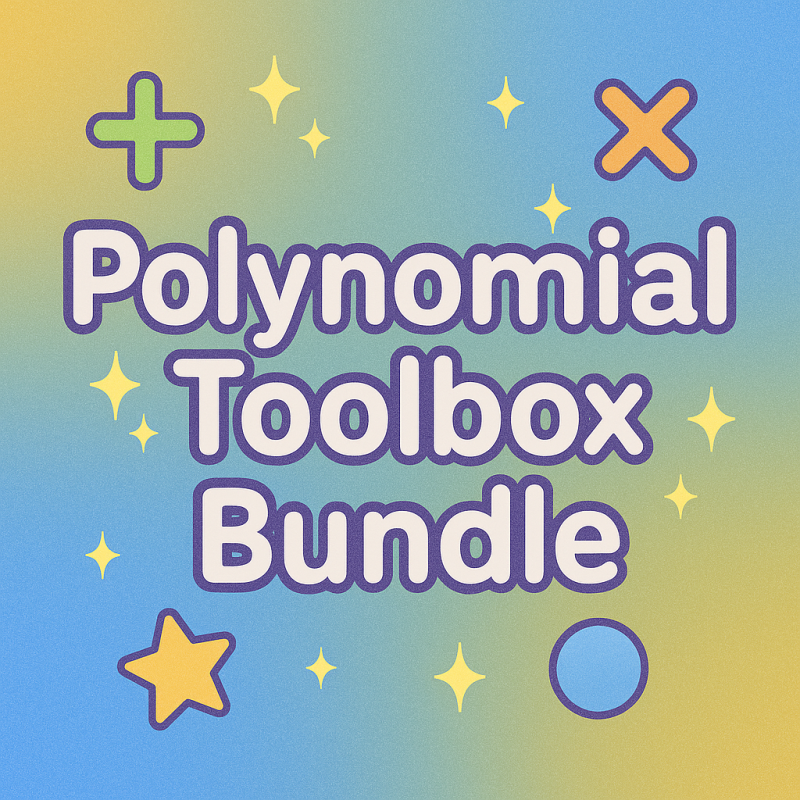 Polynomial Toolbox Bundle | Interactive Teaching Resource for Teachers