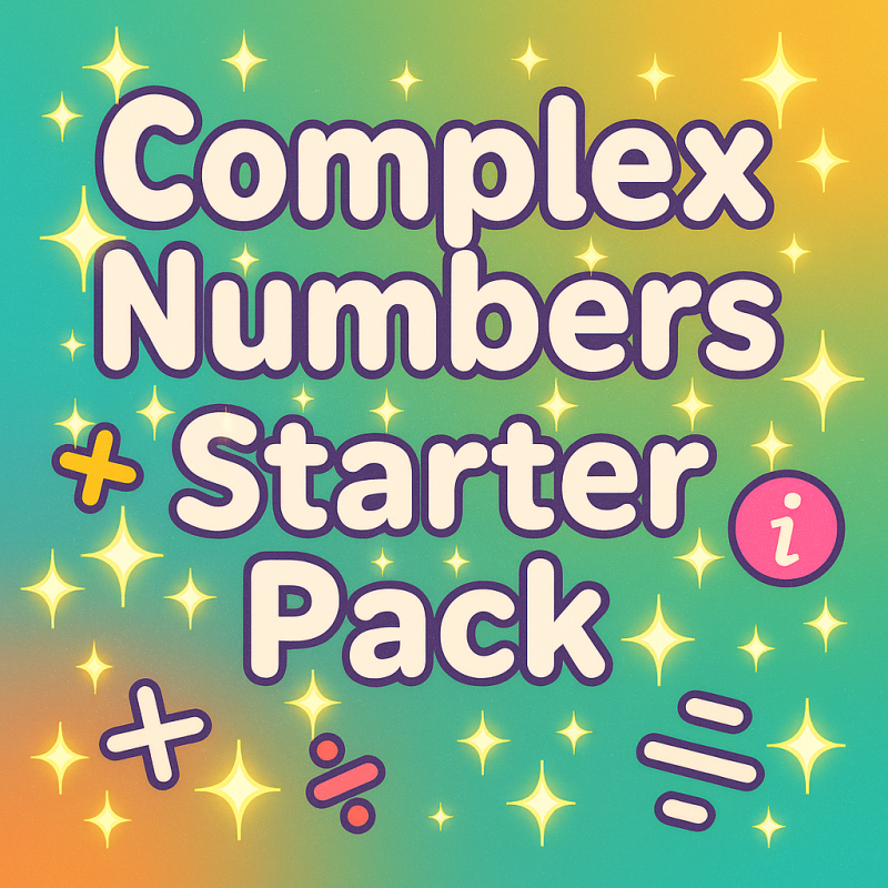 Complex Numbers Starter Pack | Interactive Teaching Resource for Teachers